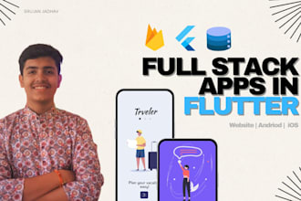 design and develop flutter apps for startups,businesses
