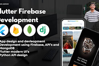 develop a flutter app for android and ios with firebase