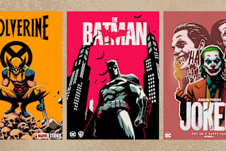 the best minimalist retro vintage poster,movies,comic style