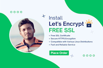 install lets encrypt free SSL in linux ubuntu centos debian almalinux