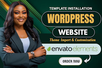 install envato elements template kit themeforest wordpress template