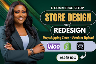 setup ecwid store design woocommerce store shopify store