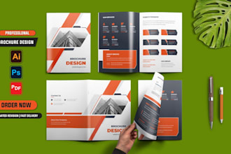 professional brochure design, bifold or trifold