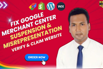 fix google merchant center suspension, misrepresentation, and reactive gmc