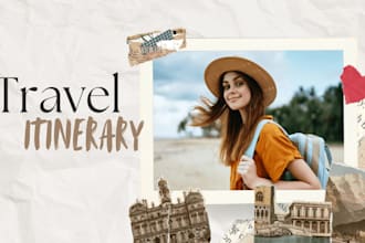 be your travel planner for travel plan and travel  itinerary