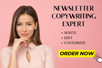 be your engaging newsletter writer