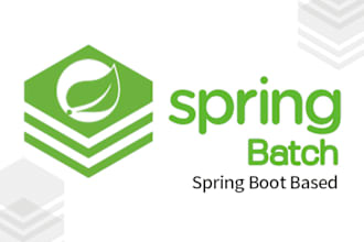 develop a robust application to handle your big data using spring batch
