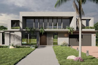 design front elevation facade 3d design of your house