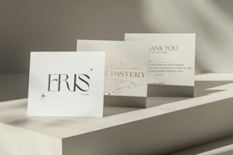 create an appreciation cards or business cards for your brand