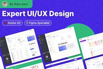 do professional UI UX design for saas, web, and mobile apps