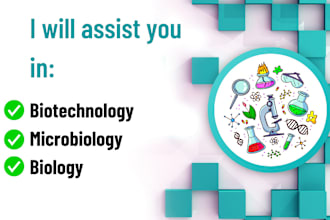 write in microbiology, biology, and biotechnology