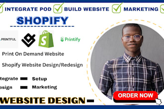 design shopify ecommerce website development, redesign branded shopify store
