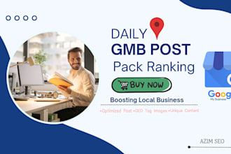 do gmb posts, local seo with geotag images for local business top ranking