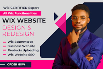 create wix website design, wix website redesign, wix website design and redesign