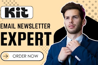 design convertkit newsletter design kit email template design kit landing page