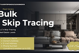 do real estate skip tracing and llc skip tracing