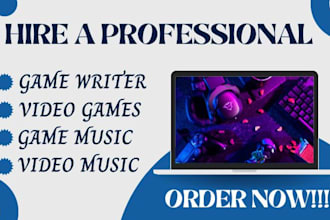 be your game writer game script dialogue for anime and game world building plot