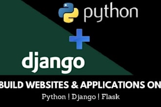 build professional python, django web app and rest apis