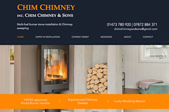 design chimney sweep website chimney cleaning installation repair website
