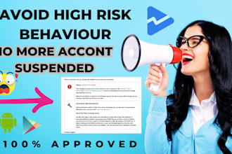 guide you about how to avoid high risk behaviour in google play console