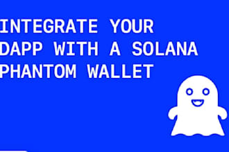 develop web3 dapp, gmx, rust, solana phantom wallet, wallet adapter on your web