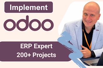do your odoo CRM or erp setup and customization