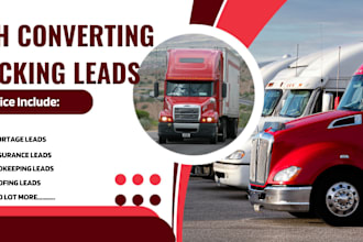 give trucking insurance leads data and commercial auto liability insurance leads