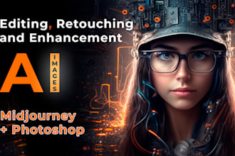 ai image editing and create with photoshop and midjourney