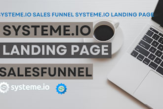 build systeme io salesfunnel systeme io landing page sales page workflow
