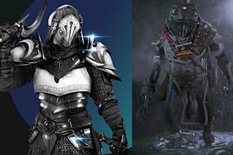 do 3d character model for game , 3d stylized character for printing