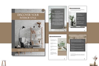 design workbook, lead magnet, ebook and pdf