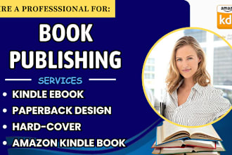 format and publish kindle ebook, amazon paperback, lulu epub book print layout