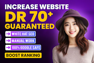 upturn ahrefs domain rating via high authority manual white hat seo backlinks