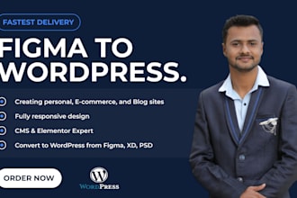 wordpress developement elementor pro figma to wordpress