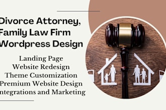 design, redesign your family law attorney wordpress website