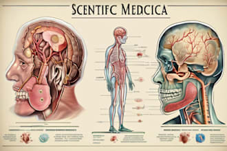 do medical, scientific and biology illustrations for you