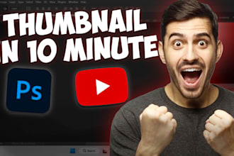design catchy you tube thumbnail