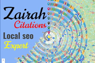 do 97,500 maps citations for gmb ranking and local SEO