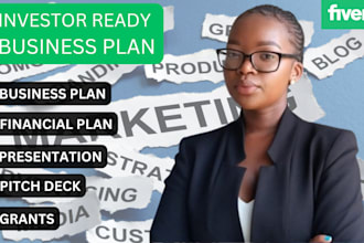 create investor ready business plan and financial projections