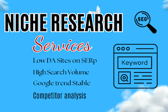 find low competition niches low da under 10 easy to rank