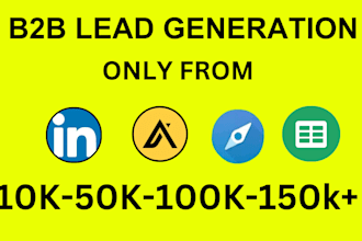 do targeted b2b lead generation and contact list building for you