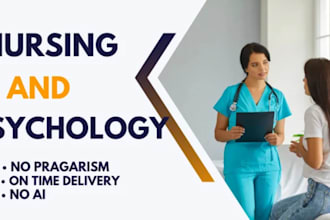 write content and blogs in nursing, healthcare, psychology, nutrition