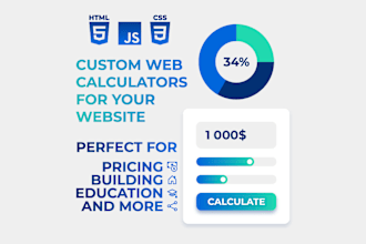 custom online calculator development for your website