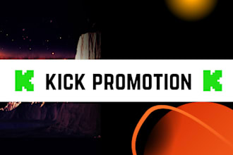 do organic rumble video promotion twitch kick channel youtube channel promotion