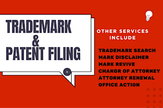 file your US,UK,canada, trademark amazon brand name and logo