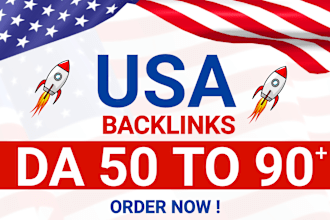 do 30 USA white hat SEO backlinks link building manually