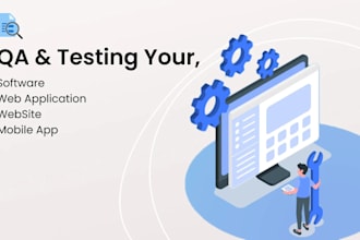 do your website functional testing UI testing and report bugs