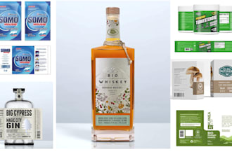 design custom packaging for boxes pouches and beverage cans