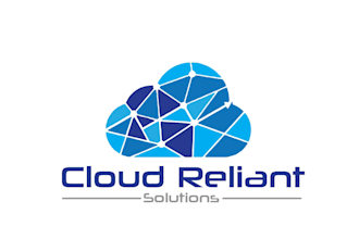 do wonderful super cloud reliant solutions logo design