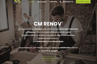création de site web